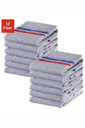 Go In Tennissokken met frotté (set, 12 paar)