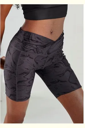 Lascana Functionele broek -Sportbroek Sportbroek met allover print en kleine ritszak