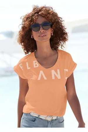 ELBSAND T-shirt gemaakt van zachte jersey, shirt met korte mouwen, sportief en comfortabel