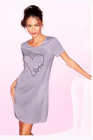 VIVANCE DREAMS Big-shirt met hartjesprint