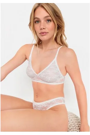 Lascana Bralette van zachte kant (1-delig)
