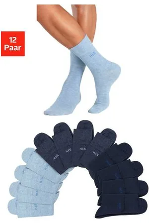 H.I.S Sokken zonder snijdende elastiek (set, 12 paar)