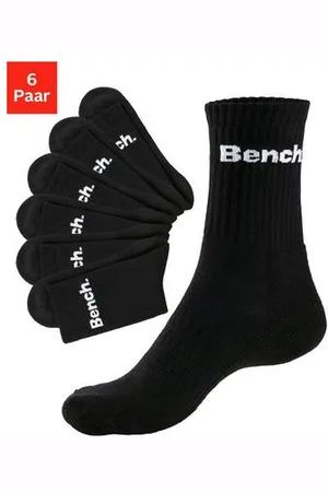 Bench Tennissokken met voetbekleding (set, 6 paar)