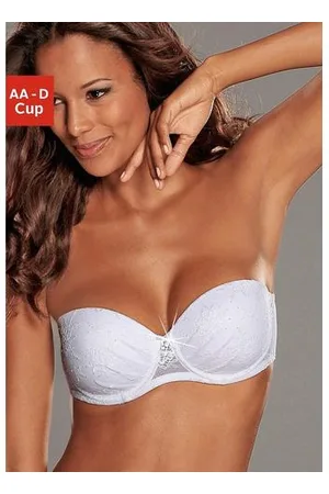 Lascana Push-up-bh Chelina met afneembare, normale en transparante bandjes, ondergoed