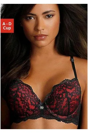 Jette Joop Push-up-bh met aantrekkelijke bandjes in bandjes-look, sexy dessous