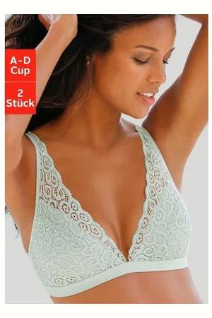 Petite Fleur Bralette-bh zonder beugels, van kant, dessous (Set van 2)