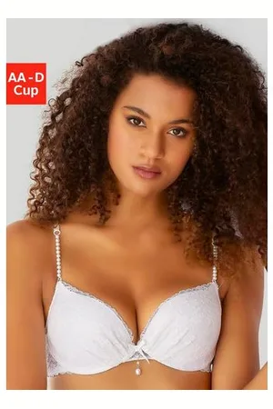 Lascana Push-up-bh met speciale sierparel details, sexy lingerie