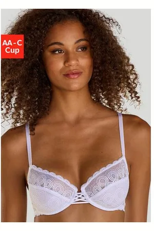 Lascana Beugel-bh met discreet transparant kant, lingerie