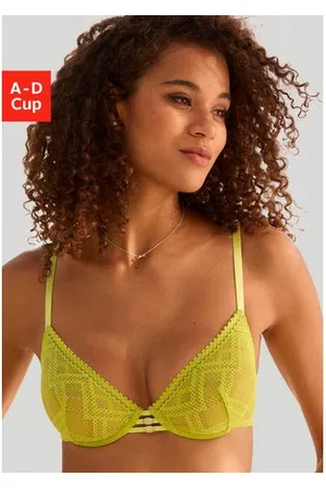 vivance collection Beugel-bh gemaakt van grafisch jacquard kant met een elegante bandjes, lingerie
