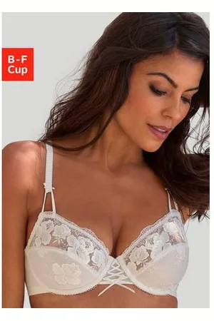 Nuance Beugel-bh met geborduurd kant en elegante bandjes, lingerie