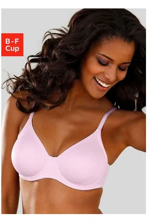 Lascana T-shirt-bh Perfect basic met beugel, zonder cups, basic dessous