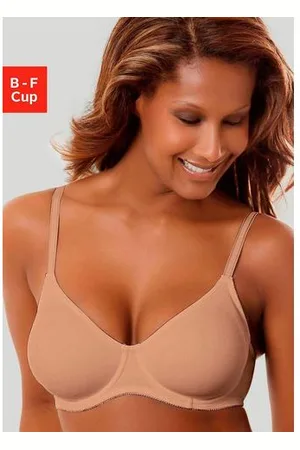 Lascana T-shirt-bh Perfect basic met beugel, zonder cups, basic dessous