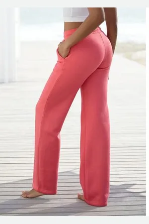 vivance collection Relaxbroek -Loungebroek met brede pijpen en van ultra-zachte sweatkwaliteit, loungewear