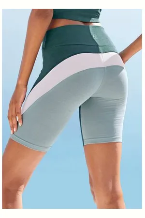 Lascana Fietsbroekje -Sportbroek Sportbroek met brede V-tailleband