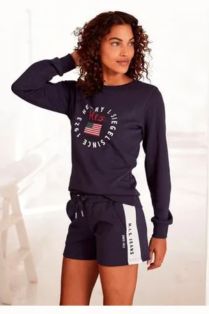 H.I.S Sweatshirt met logoprint, loungepak