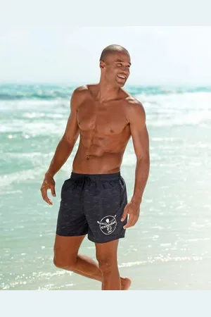 CHIEMSEE Zwemshort Mêlee met logoprint, zijzakken