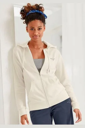 KangaROOS Sweatvest met grote logoprint op de rug, loungepak