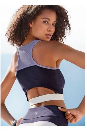 Lascana Crop-top -Sporttop Sporttop met cut-out