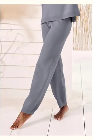 ELBSAND Tricotbroek met gebreid logo, van hoogwaardige fijnbrei, loungewear
