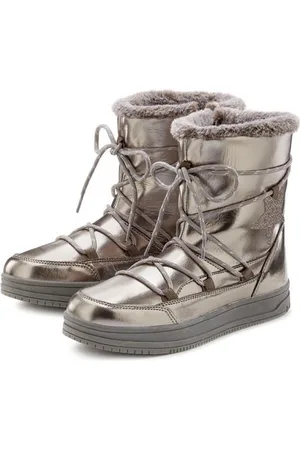 Lascana Winterlaarzen met warm voering & glitterdetail, snowboots, winterlaarzen, enkellaars