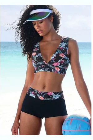 KangaROOS Bikini-hotpants Agave met bedrukte boord