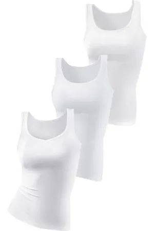 Petite Fleur Hemd van pure katoen, tanktop, onderhemd (Set van 3)