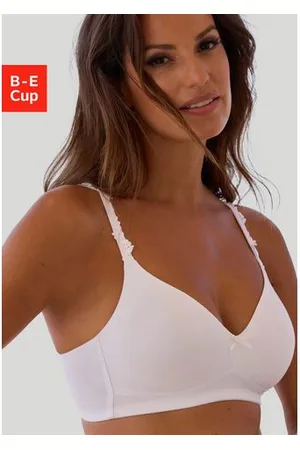 Nuance T-shirt-bh zonder beugel met mooie geborduurde bandjes, lingerie