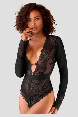 Lascana Body van transparante kant, sexy dessous