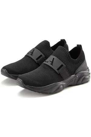 Lascana Sneakers Lage schoen, vrijetijdsschoen, slipper, chunky zool VEGAN