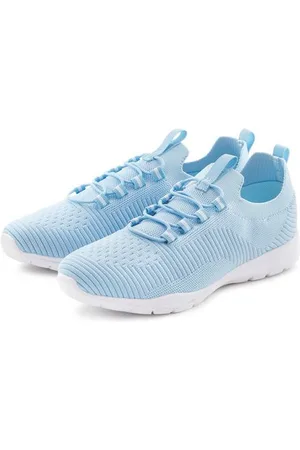 Lascana Sneakers Slip-ins, vrijetijdsschoen, lage schoen superlicht van textiel VEGAN