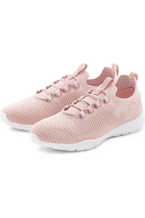 Lascana Sneakers Slip-ins, vrijetijdsschoen, lage schoen superlicht van textiel VEGAN