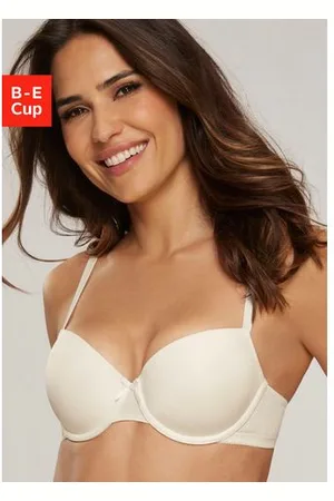 QS by s.Oliver Bh met steuncups met beugel en naadloos voorgevormde schalen, basic lingerie