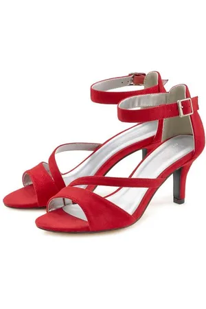 Lascana Sandaaltjes High heel sandaal, bandjessandaal, zomerschoen met bandjes VEGAN