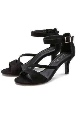 Lascana Sandaaltjes High heel sandaal, bandjessandaal, zomerschoen met bandjes VEGAN