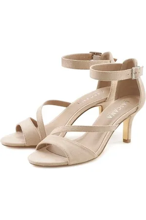 Lascana Sandaaltjes High heel sandaal, bandjessandaal, zomerschoen met bandjes VEGAN