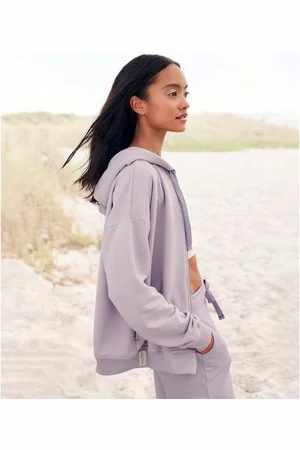 Lascana Sweatvest -lounge jas van biologische katoen, loungewear