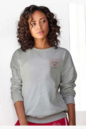 H.I.S Sweatshirt met trendy logo-print, loungeanzug (1-delig)