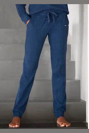 Lascana Homewearbroek -Loungebroek Lounge-/brei broek met praktische zakken, loungewear
