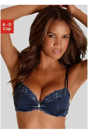 marie claire Push-up-bh met beugel en fijne bloemenborduursel, sexy lingerie