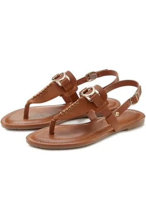 vivance collection Teenslippers Sandaal, pantoletten met sieraandeel VEGAN