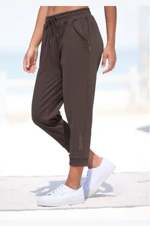 Venice Beach 7/8 broek met ritsdetails op de zakken, comfortabele sweatpants