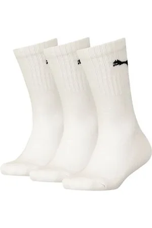 PUMA Sportsokken Junior met klassieke rib (3 paar)