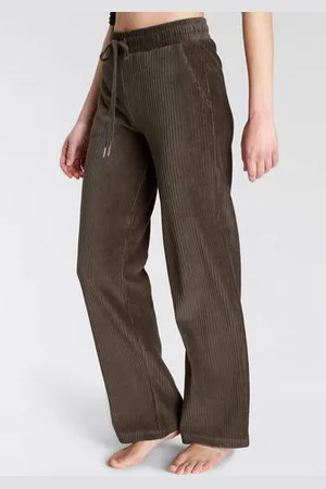 vivance collection Homewearbroek -Loungebroek met brede elastische cord structuur, loungewear