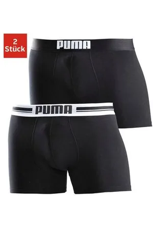 PUMA Boxershort Placed Logo met rekbare comfortboord (2 stuks, Set van 2)