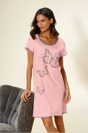 VIVANCE DREAMS Nachthemd met vlindermotief