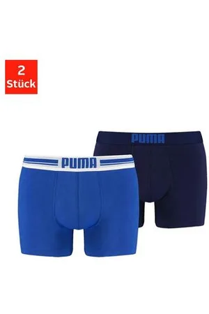 PUMA Boxershort Placed Logo met rekbare comfortboord (2 stuks, Set van 2)