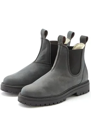 ELBSAND Laarsjes van leer in klassieke chelsea-look, laarzen, boots, winterlaarzen