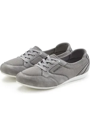 Lascana Sneakers Vrijetijdsschoen, lage schoen in modieuze mesh-look VEGAN
