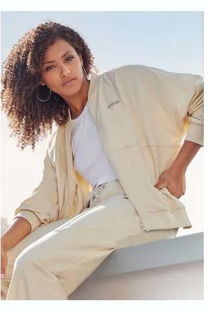 French Connection Sweatvest met kraag en doorlopende rits