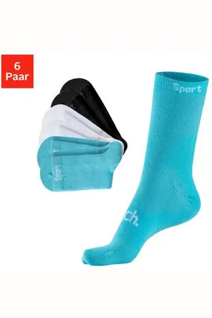 Bench Sportsokken met antibacteriële vochtregulering (set, 6 paar)